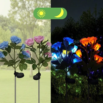 1PC Solar Light Party Patio Garden Decoration Landscape Pathway Solar Light 5 LEDs Rose Flower
1PC Solar Light Party Patio Garden Decoration Landscape Pathway Solar Light 5 LEDs Rose Flower