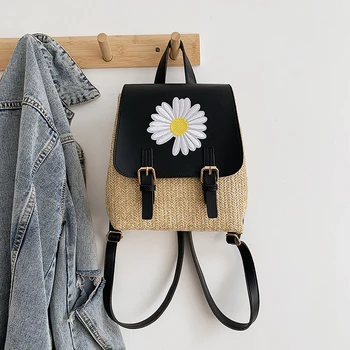 fashion straw backpacks rattan backpack for teenagers girls weave lucury pu school bags casual summer beach travel purse large
fashion straw backpacks rattan backpack for teenagers girls weave lucury pu school bags casual summer beach travel purse large