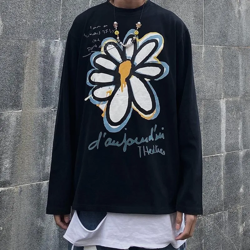 NiceMix Summer Wear Mid-length Small Flower Printed Half Sleeve Tops Loose-Fit Versatile Long-sleeved T-shirt Cool GIRL'S
NiceMix Summer Wear Mid-length Small Flower Printed Half Sleeve Tops Loose-Fit Versatile Long-sleeved T-shirt Cool GIRL'S