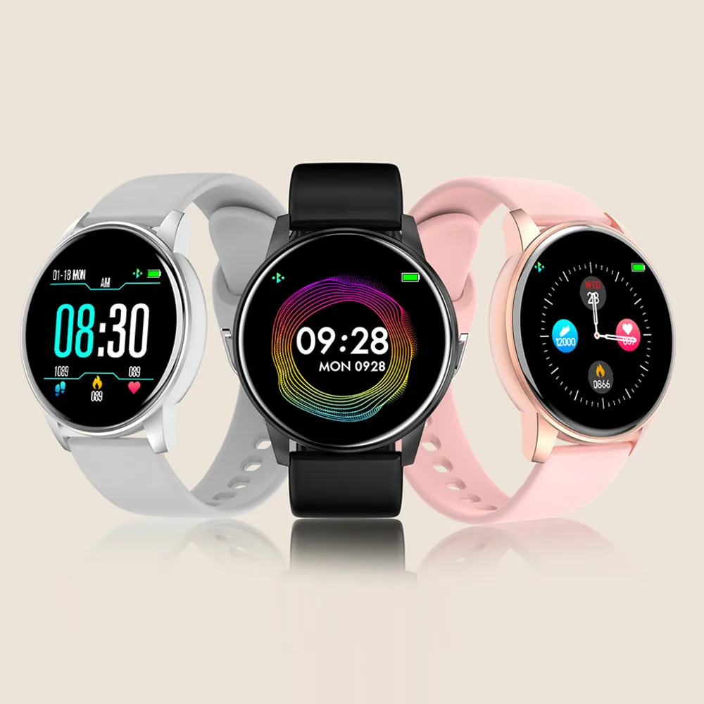 

New Heart Rate Blood Pressure Oxygen Smart Watch Men and Women IP67 Waterproof Sports Path Weather Forecast SmartWatch PK DT88