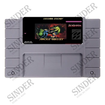 Arcus Odyssey Good Quliaty Label 16 Bit Big Gray Game Card for NTSC Game Players
Arcus Odyssey Good Quliaty Label 16 Bit Big Gray Game Card for NTSC Game Players