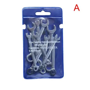 10pcs Metric/Inch Mini Wrench Mirror Throw Open End Car Multitool Wrench Tools Set Combination Plum Pocket Repair Wrench Wr H0Q8
10pcs Metric/Inch Mini Wrench Mirror Throw Open End Car Multitool Wrench Tools Set Combination Plum Pocket Repair Wrench Wr H0Q8