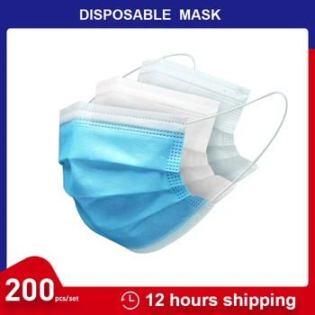 Disposable Face Mask Protective Mouth Masks Anti Droplet Airborne Transmission Pollen Dust 3 Layer Melt Blown Non-Woven Fabric
Disposable Face Mask Protective Mouth Masks Anti Droplet Airborne Transmission Pollen Dust 3 Layer Melt Blown Non-Woven Fabric