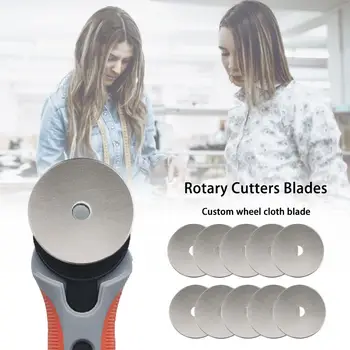 10PCS Replace Blades For Quilting Scrapbooking Sewing Sharp And Durable 45mm Rotary Cutter And Trimmer Refill Blades For Fiskars
10PCS Replace Blades For Quilting Scrapbooking Sewing Sharp And Durable 45mm Rotary Cutter And Trimmer Refill Blades For Fiskars