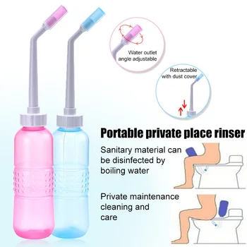 560ml Women Portable Bidet Sprayer Personal Care Water Bottle Seat Tackle Rotatable Nozzle Long Spout Handheld Emergency Toilet
560ml Women Portable Bidet Sprayer Personal Care Water Bottle Seat Tackle Rotatable Nozzle Long Spout Handheld Emergency Toilet