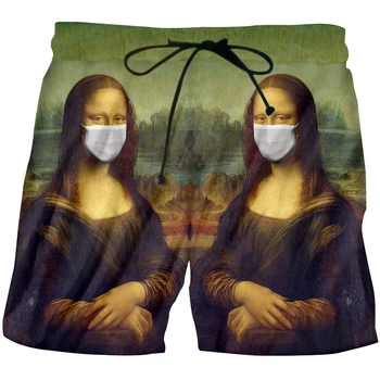 UJWI Men's Casual Shorts Summer Print Creative Masks Board shorts Man Bodybuilding Fitness Knee Length Boxers Trousers Big Size 
UJWI Men's Casual Shorts Summer Print Creative Masks Board shorts Man Bodybuilding Fitness Knee Length Boxers Trousers Big Size