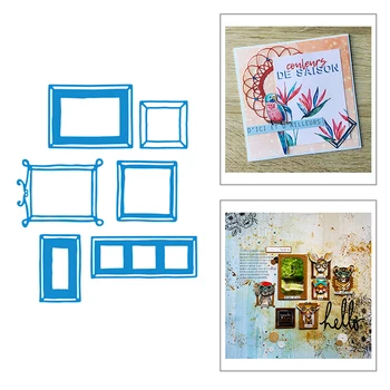 2020 New Rectangle and Square Photo Frame Metal Cutting Dies For DIY Album Decoration Greeting Card Paper Scrapbooking No Stamps
2020 New Rectangle and Square Photo Frame Metal Cutting Dies For DIY Album Decoration Greeting Card Paper Scrapbooking No Stamps