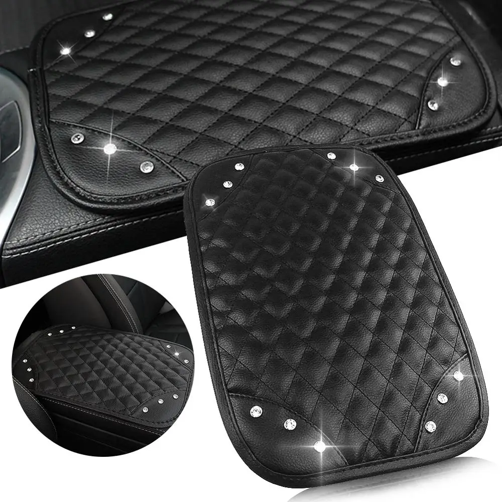 Universal Crystal Diamond Car Center Console Armrest Pad Universal Car Armrest Cover Fit for Most Vehicle SUV Car Accessories
Universal Crystal Diamond Car Center Console Armrest Pad Universal Car Armrest Cover Fit for Most Vehicle SUV Car Accessories