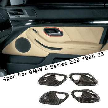 4pcs/Set ABS Carbon Fiber Style Car Interior Door Handle Bowl Cover Trim For BMW 5 Series E39 1996-2003 Replacement Accessories
4pcs/Set ABS Carbon Fiber Style Car Interior Door Handle Bowl Cover Trim For BMW 5 Series E39 1996-2003 Replacement Accessories