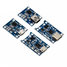 18650 Type-c/Micro/Mini USB 5V 1A TP4056 Lithium Battery Charger Module Charging Board With Protection Dual Functions 1A Li-ion
18650 Type-c/Micro/Mini USB 5V 1A TP4056 Lithium Battery Charger Module Charging Board With Protection Dual Functions 1A Li-ion