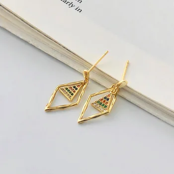 Silvology 925 Sterling Silver Colorful Zircon Rhombus Earrings Elegant Bohemia Luxury Stud Earrings for Women Stylish Jewelry
Silvology 925 Sterling Silver Colorful Zircon Rhombus Earrings Elegant Bohemia Luxury Stud Earrings for Women Stylish Jewelry