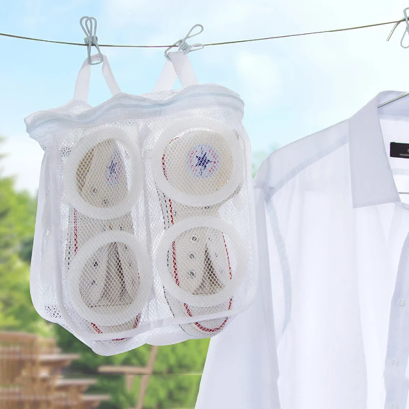 Washing Shoes Mesh Net Air Bag Pouch Washing Machine Cleaner Laundry Bag Case Shoes Hanging Dryer Shoes Cleaning Tools
Washing Shoes Mesh Net Air Bag Pouch Washing Machine Cleaner Laundry Bag Case Shoes Hanging Dryer Shoes Cleaning Tools