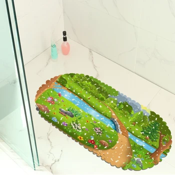 Fairy-tale World Pattern Non Skid Sucker Bathroom Decor Bath Mats Eco-friendly Toilet Carpet PVC Oval Cartoon Shower Mat Pad
Fairy-tale World Pattern Non Skid Sucker Bathroom Decor Bath Mats Eco-friendly Toilet Carpet PVC Oval Cartoon Shower Mat Pad