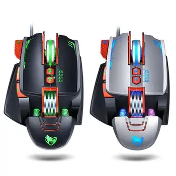 Mouse Ergonomic Breathing Light Lighting Adjustable 3200 DPI 8 Keys USB Backlight Wired Mechanical Gaming Mice
Mouse Ergonomic Breathing Light Lighting Adjustable 3200 DPI 8 Keys USB Backlight Wired Mechanical Gaming Mice