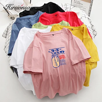 Hirsionsan Cool Ins Printed 100% Cotton Summer T Shirt Women 2020 New Soft Short-sleeve Oversized Fashion Harajuku Tees Clothes
Hirsionsan Cool Ins Printed 100% Cotton Summer T Shirt Women 2020 New Soft Short-sleeve Oversized Fashion Harajuku Tees Clothes