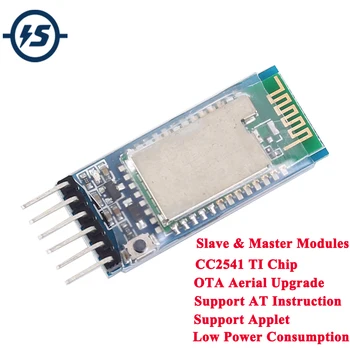Master GFSK Wireless Bluetooth RF Transmitter Module CC2541 BLE4.0 UART DC 3.3V 2.4GHz ISM Low Power Consumption
Master GFSK Wireless Bluetooth RF Transmitter Module CC2541 BLE4.0 UART DC 3.3V 2.4GHz ISM Low Power Consumption