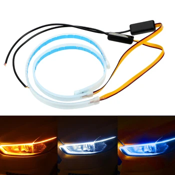 LEEPEE 2Pcs/set Headlight Assembly Daytime Running Light 30 45 60cm DRL Turn Signals Flexible Soft Tube Lamp Car LED Strips
LEEPEE 2Pcs/set Headlight Assembly Daytime Running Light 30 45 60cm DRL Turn Signals Flexible Soft Tube Lamp Car LED Strips
