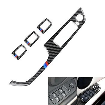 4PCS Carbon Fiber Power Window Switch Cover Trim Accessories For BMW 3 E90 E92 E93
4PCS Carbon Fiber Power Window Switch Cover Trim Accessories For BMW 3 E90 E92 E93