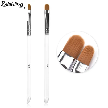 Rolabling 1pc Nail Art Brush Acrylic UV Gel Builder Painting Drawing Brush 6# 8# Round Head Professional Manicure Polygel Brush
Rolabling 1pc Nail Art Brush Acrylic UV Gel Builder Painting Drawing Brush 6# 8# Round Head Professional Manicure Polygel Brush