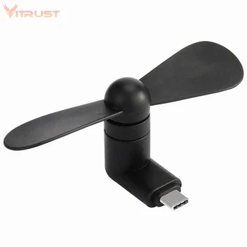 C타입 USB 선풍기, 휴대폰 파워 뱅크 팬 가제트, 미니 탈착식 팬