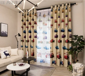 Silk Fabric Curtains Car Shade Cloth Children's Cartoon Children's Room Kindergarten Black French Window 1 X Curtain Panel Rope 
Silk Fabric Curtains Car Shade Cloth Children's Cartoon Children's Room Kindergarten Black French Window 1 X Curtain Panel Rope