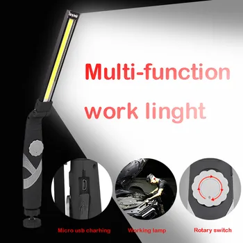 Magnetic Flashlight Folding Work Light Car Repair Torch Camping Inspection Lamp COB Rechargeable Reading Night LED Bulbs
Magnetic Flashlight Folding Work Light Car Repair Torch Camping Inspection Lamp COB Rechargeable Reading Night LED Bulbs