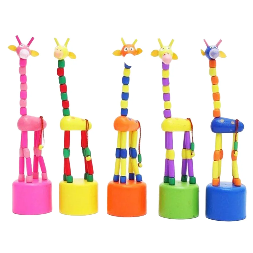 Kids Intelligence Toy Dancing Stand Colorful Rocking Giraffe Wooden Toy Color Random
Kids Intelligence Toy Dancing Stand Colorful Rocking Giraffe Wooden Toy Color Random