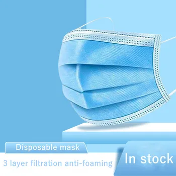 Disposable Masks 100Pcs Dustproof Face Mouth Masks 3 Layer Non Woven Anti PM2.5 Anti Influenza breathable Masks Face Care Masks
Disposable Masks 100Pcs Dustproof Face Mouth Masks 3 Layer Non Woven Anti PM2.5 Anti Influenza breathable Masks Face Care Masks