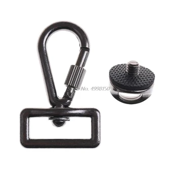 Drop 1/4" Screw Metal Connecting Hook Adapter for DSLR SLR Camera Shoulder Sling Quick Neck Strap Belt Bag Case Accessories Kit
Drop 1/4" Screw Metal Connecting Hook Adapter for DSLR SLR Camera Shoulder Sling Quick Neck Strap Belt Bag Case Accessories Kit