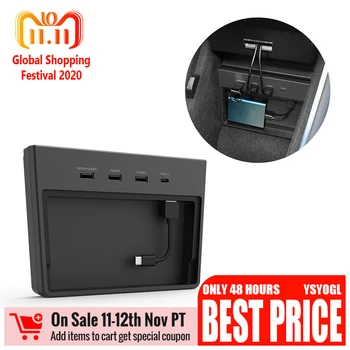 USB Hub Expansion Dock 5 In 1 Storage Device Hidden Storage SSD Disk Sticks Center Console Kit Car Accessorie For Tesla Model 3
USB Hub Expansion Dock 5 In 1 Storage Device Hidden Storage SSD Disk Sticks Center Console Kit Car Accessorie For Tesla Model 3