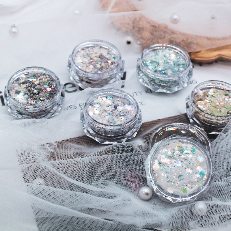 1Jar Nail Aurora Sequins Laser Eye Makeup Glitter Shiny Bright Diamond Nail Ornament Dazzling Sequins
1Jar Nail Aurora Sequins Laser Eye Makeup Glitter Shiny Bright Diamond Nail Ornament Dazzling Sequins