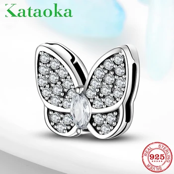 Beautiful Butterfly Charm Charming zircon 925 Sterling Silver Clip Beads Jewelry Making fit Reflection Bracelets for Women
Beautiful Butterfly Charm Charming zircon 925 Sterling Silver Clip Beads Jewelry Making fit Reflection Bracelets for Women