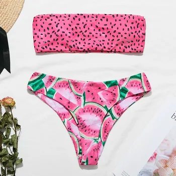 Women 2020 New Print Bikini Set Sexy Push Up Swimwear Girl Beach Wear Swimming suit Female Brazillian Biquini Bathing Suit Pink
Women 2020 New Print Bikini Set Sexy Push Up Swimwear Girl Beach Wear Swimming suit Female Brazillian Biquini Bathing Suit Pink