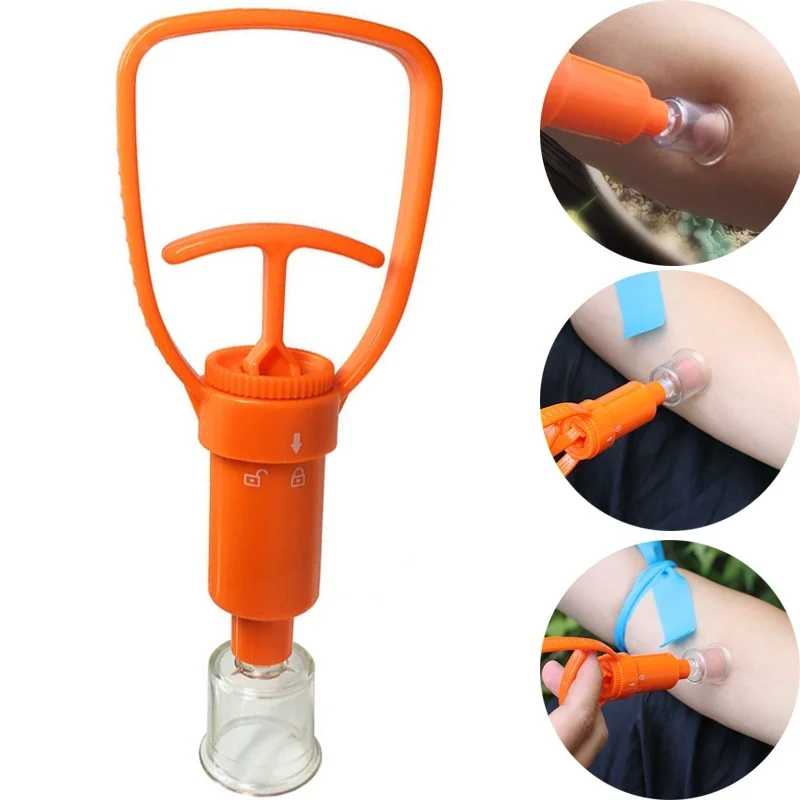 Outdoor Survival Rescue Emergency Safety Tool Venom Extractor First Aid Kit Wild Vipers Bees Biting Venom Vacuum Extractor Pump
Outdoor Survival Rescue Emergency Safety Tool Venom Extractor First Aid Kit Wild Vipers Bees Biting Venom Vacuum Extractor Pump
