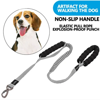 Dog Flexible Leash Cushioning Explosion-proof Buffering Elastic Rope Control Large Fiercely Strong dog coleira de cachorro
Dog Flexible Leash Cushioning Explosion-proof Buffering Elastic Rope Control Large Fiercely Strong dog coleira de cachorro