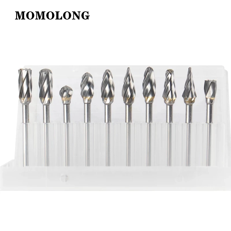 Carbide Rotary File Burr For Grinding Wood Aluminum Milling Cutter 3mm Shank 6mm Coarse Teeth Tungsten 10PCS/Set
Carbide Rotary File Burr For Grinding Wood Aluminum Milling Cutter 3mm Shank 6mm Coarse Teeth Tungsten 10PCS/Set