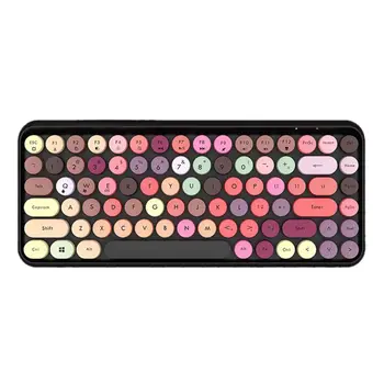 Bluetooth Keyboard Retro Round Keycap Colorful Plastic Panel Punk Phone Keyboard 7XED
Bluetooth Keyboard Retro Round Keycap Colorful Plastic Panel Punk Phone Keyboard 7XED
