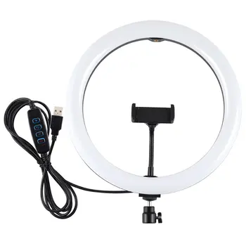 11.8 Inch 30cm Desktop Triangle Bracket LED Ring Fill Light +Phone Clip Video Chat Selfie Photography Tripod
11.8 Inch 30cm Desktop Triangle Bracket LED Ring Fill Light +Phone Clip Video Chat Selfie Photography Tripod