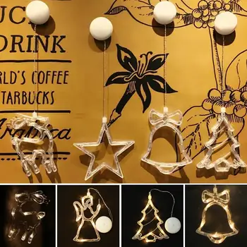 Sucker Lamp Deer Bell Stars Warm White Christmas Festival LED New Arrival Home Decoration Window Light Holiday Lighting
Sucker Lamp Deer Bell Stars Warm White Christmas Festival LED New Arrival Home Decoration Window Light Holiday Lighting