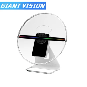 30cm 3D advertising hologram fan Projector light display holographic rechargeable Desktop hologram 16GB 256 LED Lamp beads
30cm 3D advertising hologram fan Projector light display holographic rechargeable Desktop hologram 16GB 256 LED Lamp beads