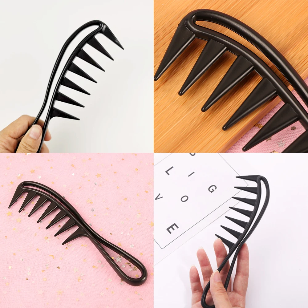 1Pc Plastic Comb Roll Hair Comb Salon Hair Salon Three-Dimensional Handle Hair Salon Wide Toothed Shark Comb Simple Convenient
1Pc Plastic Comb Roll Hair Comb Salon Hair Salon Three-Dimensional Handle Hair Salon Wide Toothed Shark Comb Simple Convenient