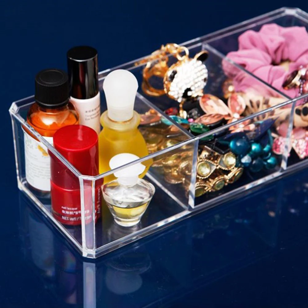 3 Grids Transparent Acrylic Cotton Swab Organizer Makeup Boxes Storage Box Desktop Jewelry Lipsticks Case
3 Grids Transparent Acrylic Cotton Swab Organizer Makeup Boxes Storage Box Desktop Jewelry Lipsticks Case