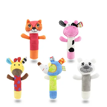 Baby Rattle Mobiles Cute Baby Toys Different Cartoon Animal BB Stick Hand Bell Rattle Soft Toddler Plush Toys Plush Toy 
Baby Rattle Mobiles Cute Baby Toys Different Cartoon Animal BB Stick Hand Bell Rattle Soft Toddler Plush Toys Plush Toy
