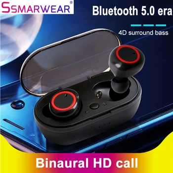 TWS Wireless Earphones Wireless Bluetooth 5.0 Headsets Wireless Hifi Stereo In Ear Earphones Waterproof Sports Earbuds Phone Mic
TWS Wireless Earphones Wireless Bluetooth 5.0 Headsets Wireless Hifi Stereo In Ear Earphones Waterproof Sports Earbuds Phone Mic