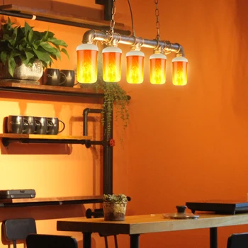 CHIZAO LED Dynamic flame effect light bulb Multiple mode Creative corn lamp Decorative lights For bar hotel restaurant party E27
CHIZAO LED Dynamic flame effect light bulb Multiple mode Creative corn lamp Decorative lights For bar hotel restaurant party E27