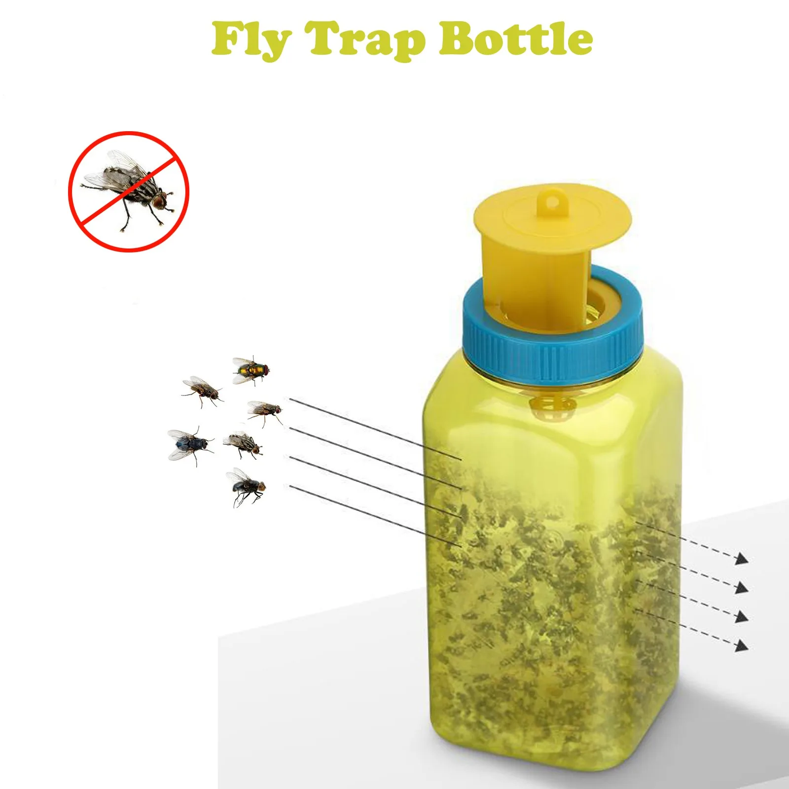 Ловушка для мух многоразовая с приманкой бутылка ловушкой фруктов насекомых
