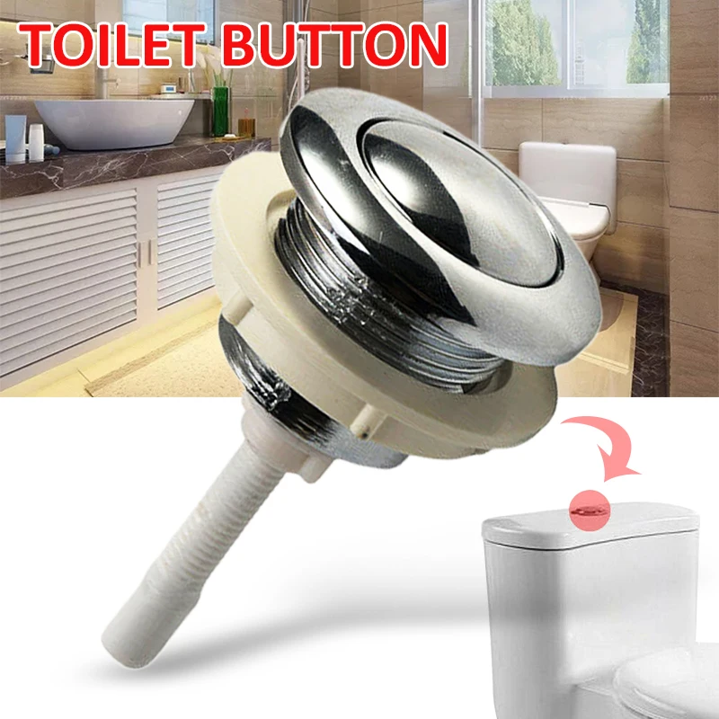 1pc Durable Toilet Push Button Cover Replacement Single Flush Push Button Toilet Cistern Switch Water Saving Single Press Cover
1pc Durable Toilet Push Button Cover Replacement Single Flush Push Button Toilet Cistern Switch Water Saving Single Press Cover