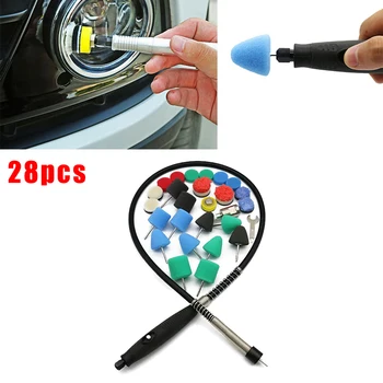 28PCS Car Detailing Drill Polish Pads Sponge Flexible Shaft Buffing Wheels Kit Sponge+wool Polishing Kit
28PCS Car Detailing Drill Polish Pads Sponge Flexible Shaft Buffing Wheels Kit Sponge+wool Polishing Kit