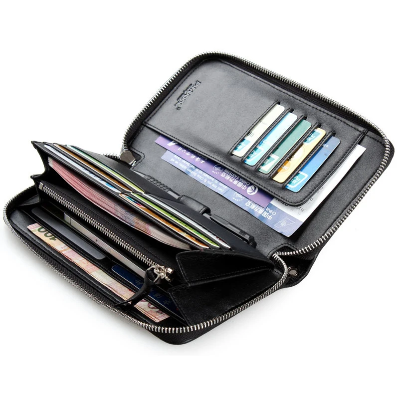 Cowhide Leather Business Men'Knitting Designer Long Zipper Male Wallet Cell Phone Pocket Male Card Holder Money Purses for Men
Cowhide Leather Business Men'Knitting Designer Long Zipper Male Wallet Cell Phone Pocket Male Card Holder Money Purses for Men