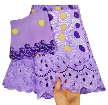 Latest Style 5+2 yard African cotton lace fabric Lialic Swiss Voile lace in Switzerland Nigerian lace fabrics for party dress
Latest Style 5+2 yard African cotton lace fabric Lialic Swiss Voile lace in Switzerland Nigerian lace fabrics for party dress